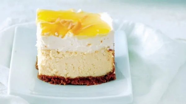 Καλοκαιρινή απόλαυση: Τσιζκέικ ψημένο με ανθότυρο