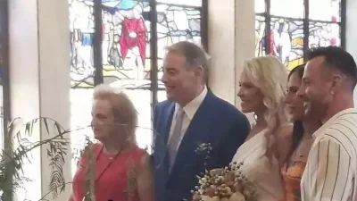 Ιορδάνης Χασαπόπουλος: Νέες φωτογραφίες από τον μυστικό γάμο του - Μάρτυρας η Ματίνα Παγώνη