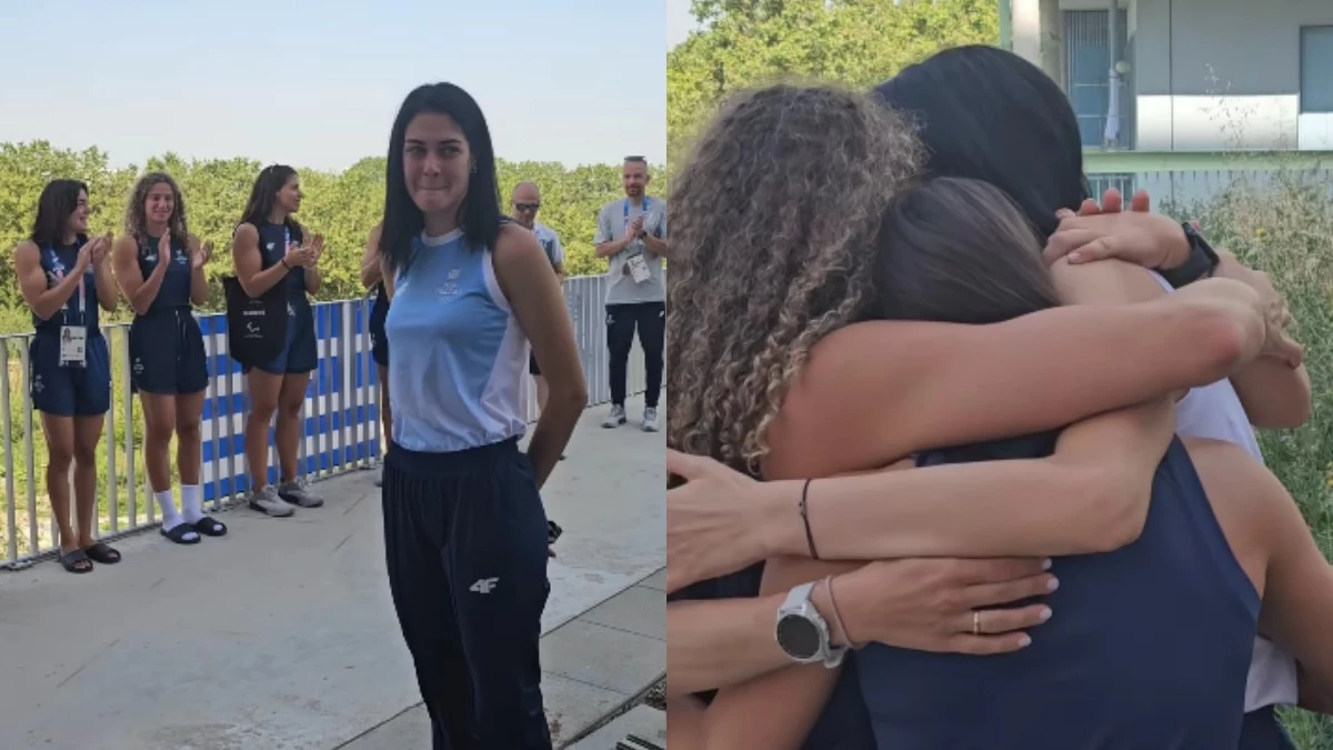 Ολυμπιακοί Αγώνες 2024: Με χειροκροτήματα, φιλιά και αγκαλιές αποχαιρέτησε η ελληνική αποστολή την Δώρα Γκουντούρα