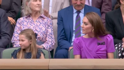 Κέιτ Μίντλετον: Αποκάλυψη - Τι ψιθύρισε στην πριγκίπισσα Σάρλοτ κατά την άφιξή τους στο Γουίμπλετον