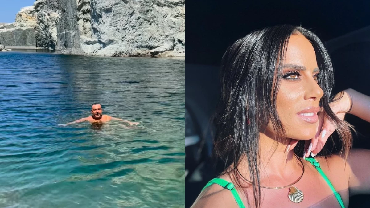 Γιώργος Λιάγκας: Διακοπές στην Τήνο με την Μαρία Αντωνά - Οι αναρτήσεις τους