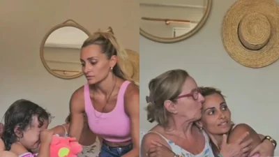 Λευτέρης Πετρούνιας: Τα κλάματα της κόρης του μόλις τον είδε στους Ολυμπιακούς Αγώνες - Η αντίδραση της Μιλλούση με τις μικρές μπροστά από την τηλεόραση