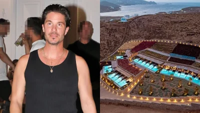 Νίκος Οικονομόπουλος: Πολυτελείς σουίτες με ιδιωτικές πισίνες - Αυτό είναι το ξενοδοχείο που αγόρασε στην Φτελιά της Μυκόνου