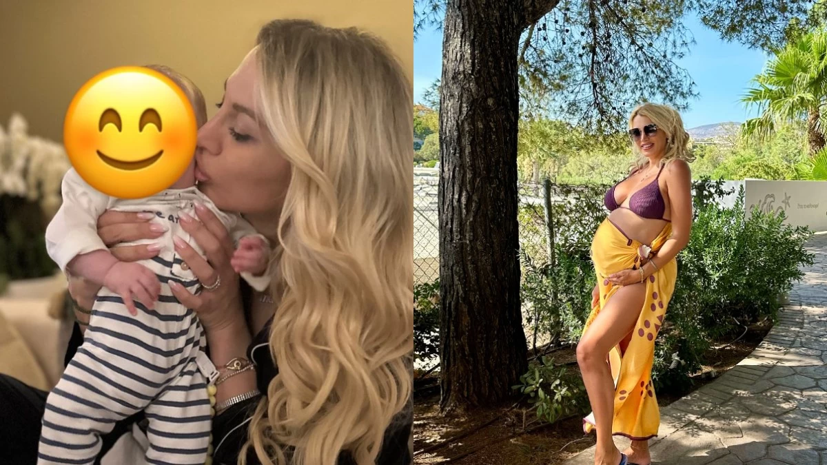 Κωνσταντίνα Σπυροπούλου: Με το θετικό τεστ εγκυμοσύνης στα χέρια του μικρού Βλάσση - Οι φωτογραφίες από τη μέρα που έμαθε τα ευχάριστα