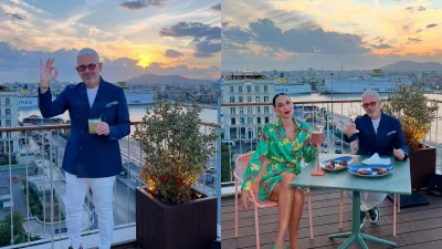 Τάσος Δούσης: Μας ξεναγεί σε ένα ολοκαίνουργιο Roof top Bar στην καρδιά του Πειραιά