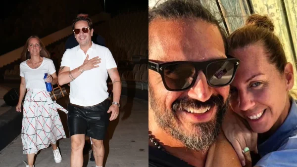 Βάσω Μαζωνάκη: Οι τρυφερές αγκαλιές μέσα στο νερό με τον Δημήτρη Μακρυνιώτη - Διακοπές στη Σκύρο μετά τη δικαστική διαμάχη με τον αδερφό της, Γιώργο