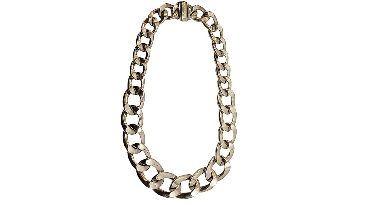 Koλιέ-αλυσίδα, KΛRKΛLIS Silver Collection, karkalis.gr (Search Code 24009423)