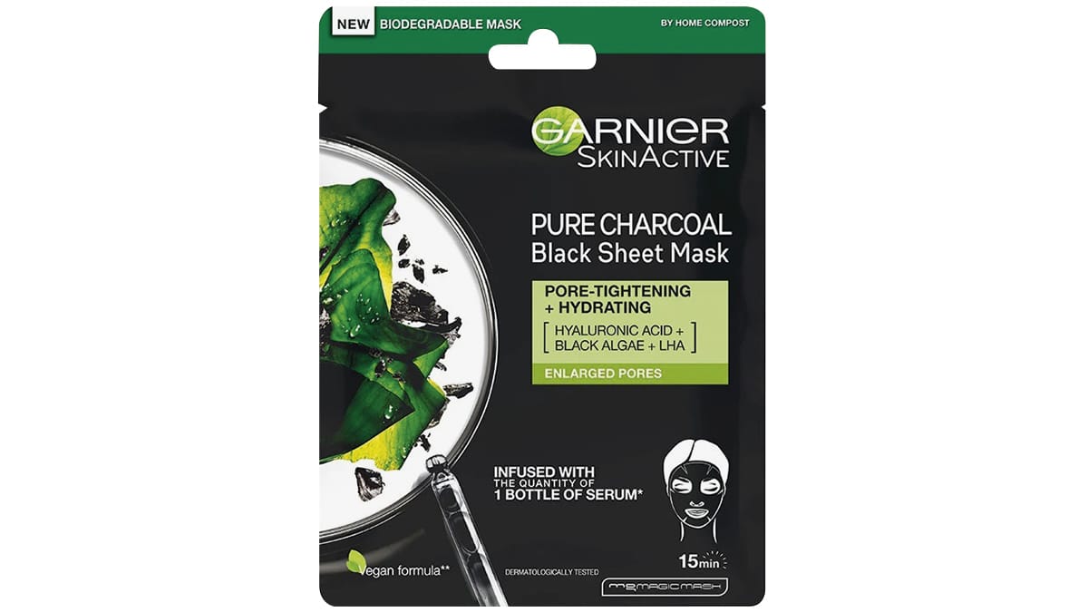 Μαύρη µάσκα που καθαρίζει σε βάθος αφήνοντας µατ όψη, Detox, Face Mask, Black Peel Off, Cleansing & Mattifying, Bioten,