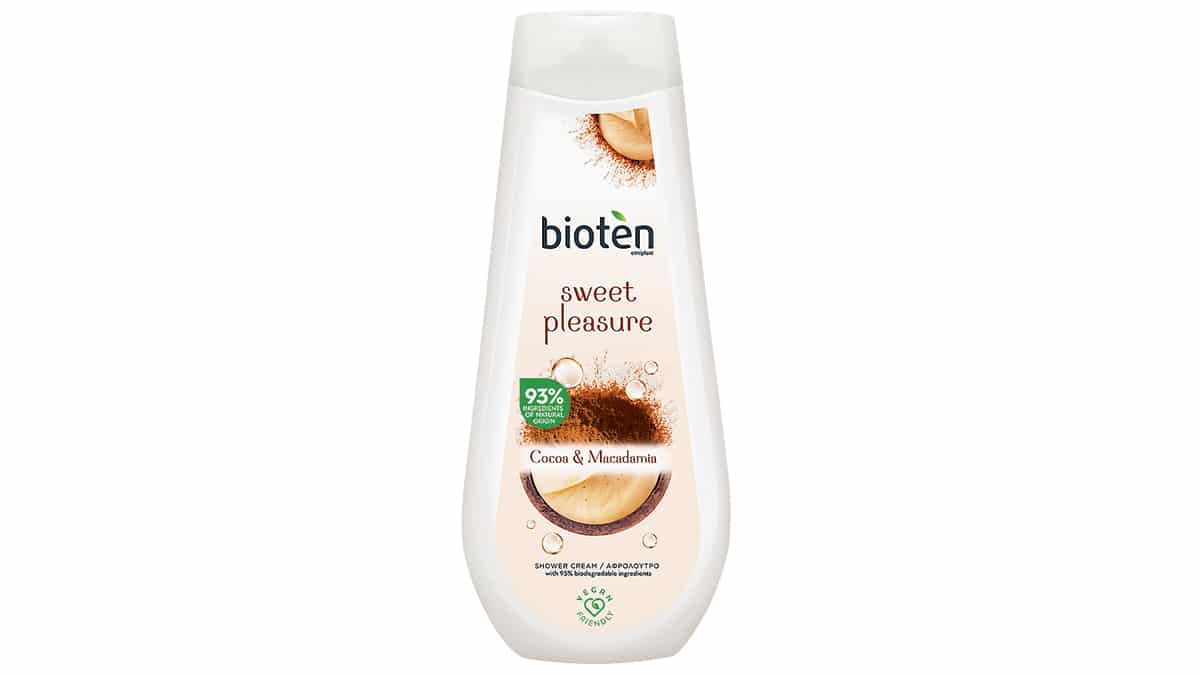 Αφρόλουτρο, Shower Cream, Sweet Pleasure, Cocoa & Macadamia, Bioten, €6,53