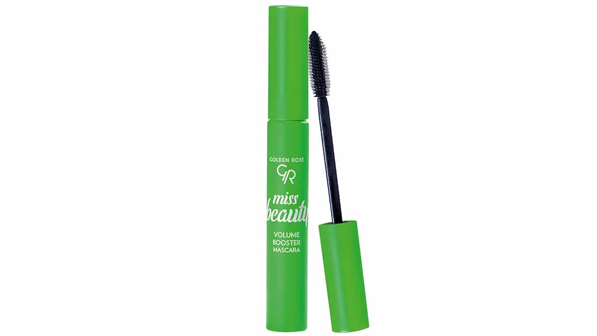 Μαύρη μάσκαρα για όγκο και μήκος, Miss Beauty, Volume Booster Mascara, Golden Rose (londessa.gr)