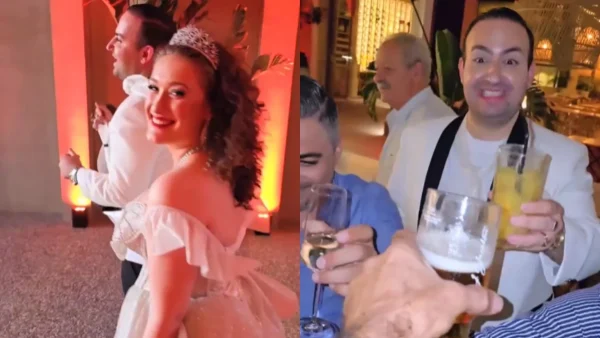 Μαυρίκιος Μαυρικίου - Ιλάειρα Ζήση: Ντυμένοι νύφη και γαμπρός ανανέωσαν τους όρκους τους (Βίντεο)