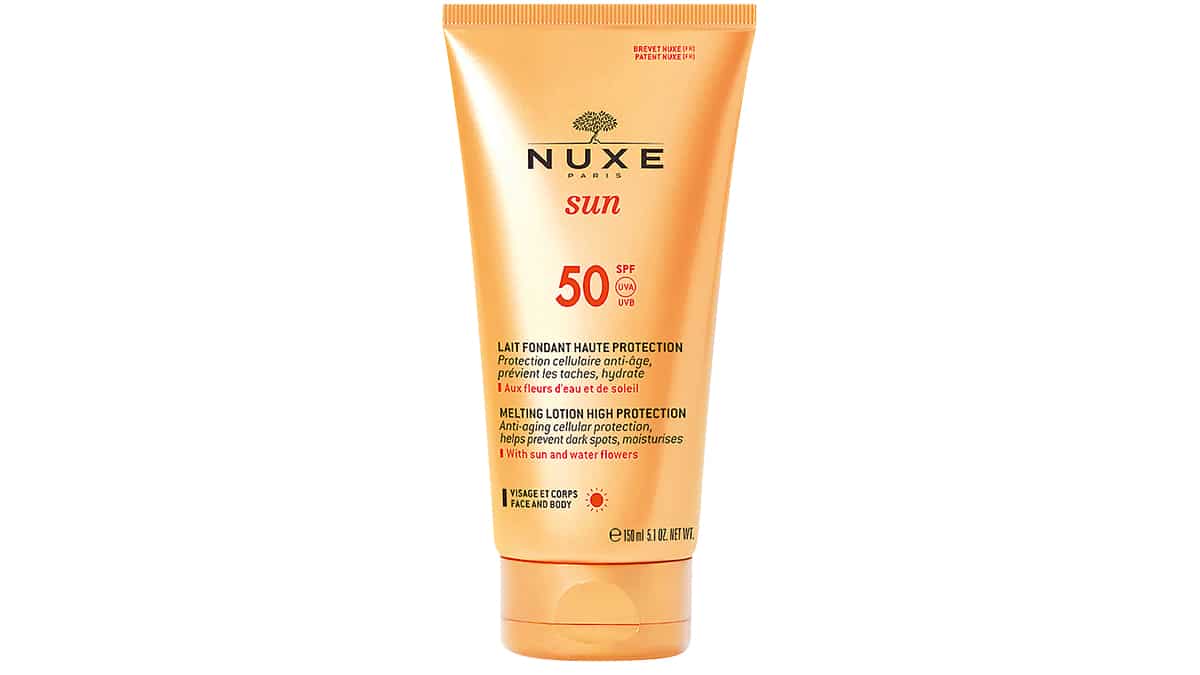 Αντηλιακή λοσιόν προσώπου & σώματος, Sun, Melting Lotion High Protection SPF50, Nuxe (στα Φαρμακεία)
