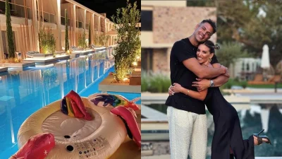 Αθηνά Οικονομάκου - Μπρούνο Τσερέλα: Πόσο κοστίζει μια βραδιά τον Αύγουστο στο 5αστερο ξενοδοχείο που μένουν στη Χίο