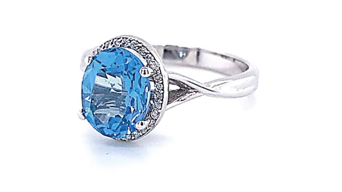 ΔΑΧΤΥΛΙΔΙ ΑΠΟ ΛΕΥΚΟΧΡΥΣΟ Κ18 ΜΕ ΔΙΑµΑΝΤΙΑ ΚΑΙ ΤΟΠΑΖ, DIAMONDJOOLS, €890, DIAMONDJOOLS. GR