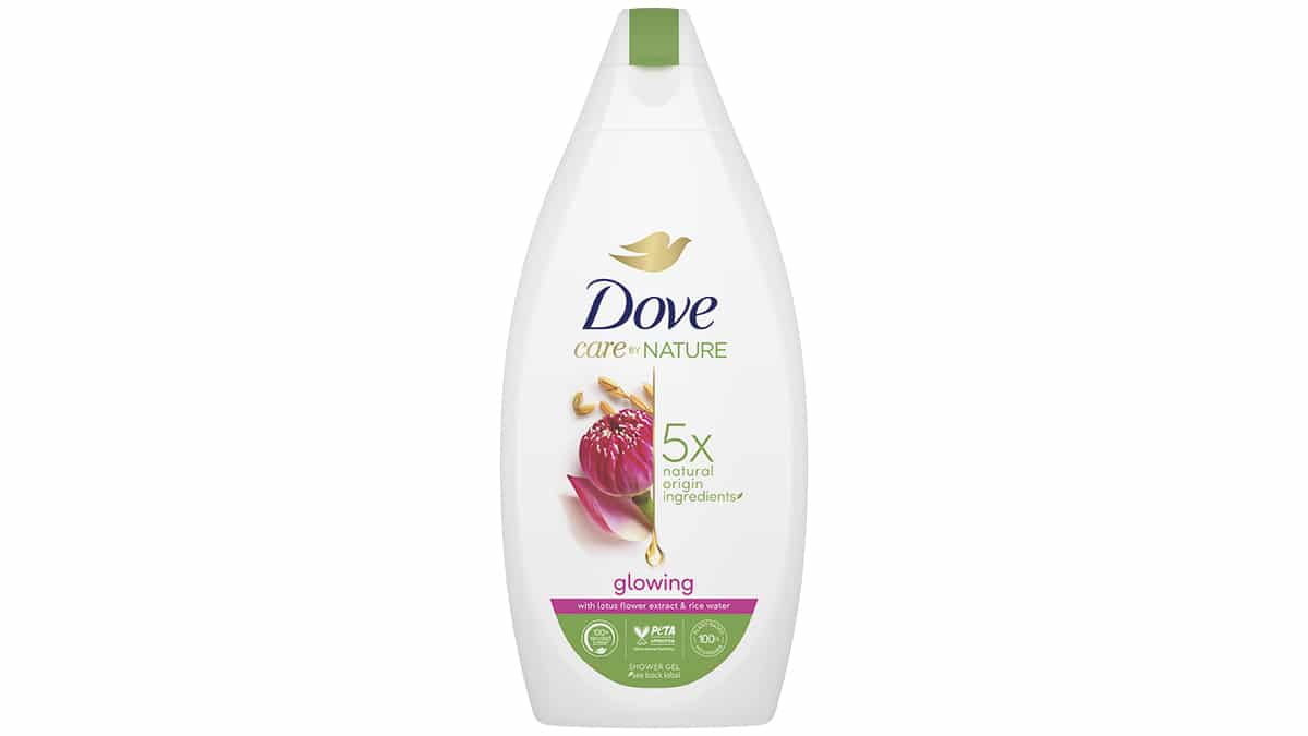 Αφρόλουτρο, Care by Nature, Glowing Shower Gel, Dove, €6,09