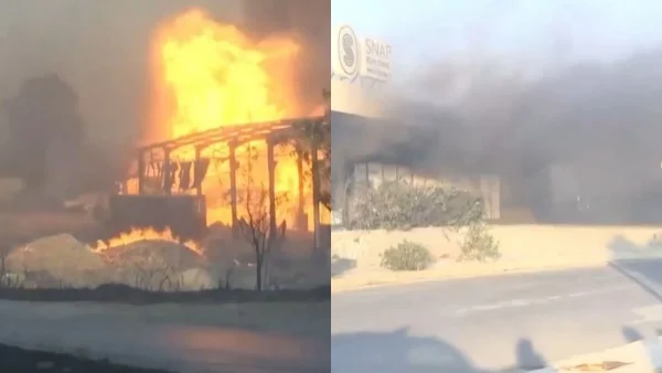 Φωτιές στην Αττική – Απανωτές εκρήξεις στα Βριλήσσια: Η στιγμή που απομακρύνεται τηλεοπτικό συνεργείο