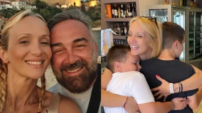 Ναταλί Κάκκαβα - Γρηγόρης Γκουντάρας: Λαχτάρα για τον γιο τους στις διακοπές τους - «Δεν ντρέπομαι να το παραδεχτώ ότι λύγισα...»