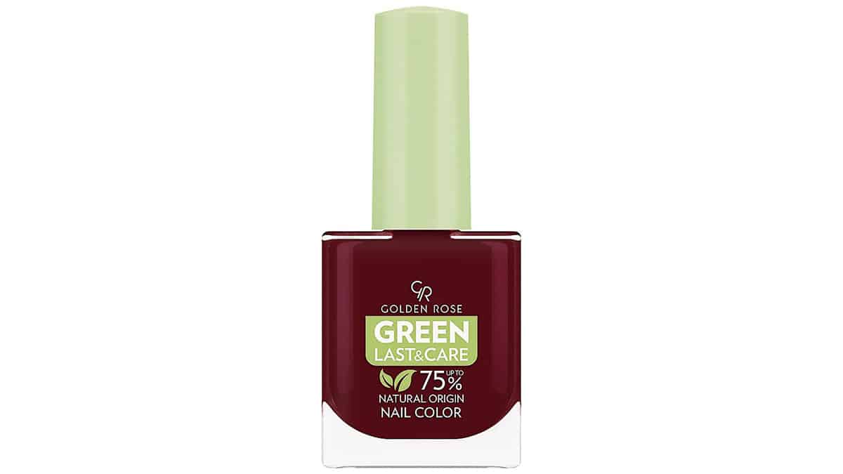 Vegan βερνίκι νυχιών, Green Last & Care Nail Color Νο128, Golden Rose, €3 (londessa.gr)