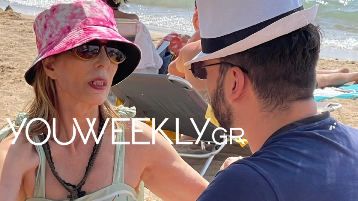 Κατερίνα Στανίση: Με μαγιό στην παραλία και με γοητευτικό άντρα στο πλευρό της! - Αποκλειστικές φωτογραφίες