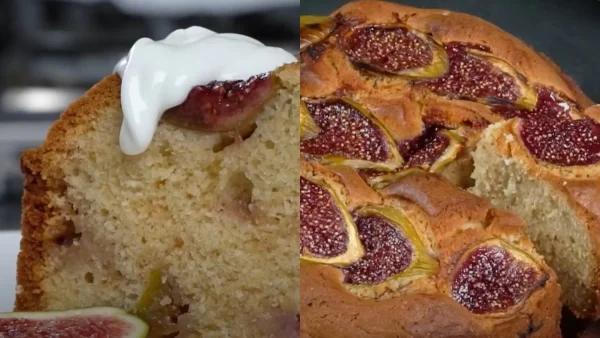 Κέικ με σύκα - Το μυστικό για να μείνει ζουμερό και να ψηθεί σωστά μέχρι μέσα