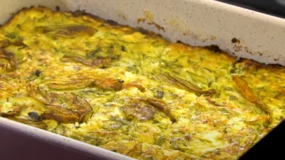 Πανεύκολη κολοκυθόπιτα του 10λεπτου χωρίς φύλλο - Την τρως κατευθείαν από το ταψί