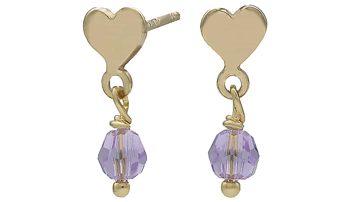 Σκουλαρίκια από επιχρυσωμένο ασήμι 925° και πέτρες, €32, Μy pearls' Stories, www.mypearlsstories.com