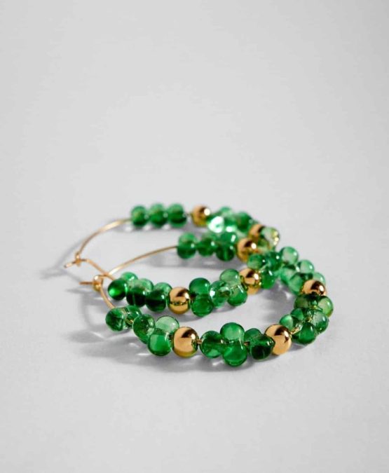 Σκουλαρίκια κρίκοι κρύσταλλα, 12,99 €