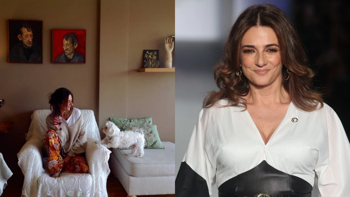 Μαρία Λεκάκη: Φωτογραφίες από το εξοχικό της σε ορεινό οικισμό στην Αχαΐα - Πετρόχτιστο με μεγάλο κήπο χωμένο στα φυτά