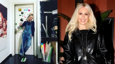 Μαρία Μπακοδήμου: Φωτογραφίες από το μοντέρνο σπίτι της στην Εκάλη - Με πισίνα στον κήπο και ιδιαίτερους πίνακες