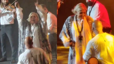 Μαρινέλλα: Λίκνιζε το κορμί της σαν 20αρα ενώ είναι 86 - Το εντυπωσιακό τσιφτετέλι της την συναυλία της στην Κύπρο