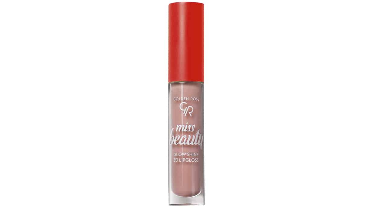 Lipgloss, Miss Beauty, Glow Shine 3D Lipgloss No01, Golden Rose, €4 (londessa.gr)