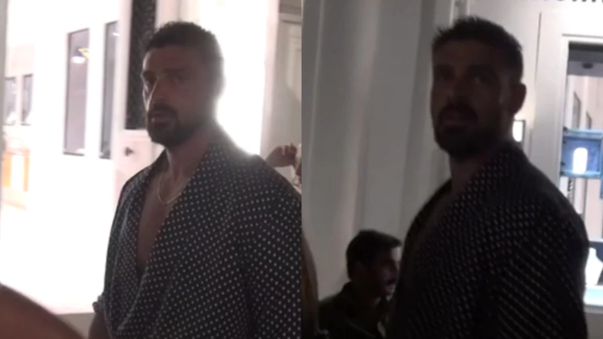 Μικέλε Μορόνε: Η στιγμή που αντιλαμβάνεται την κάμερα στη Μύκονο και αρχίζει τα... ιταλικά