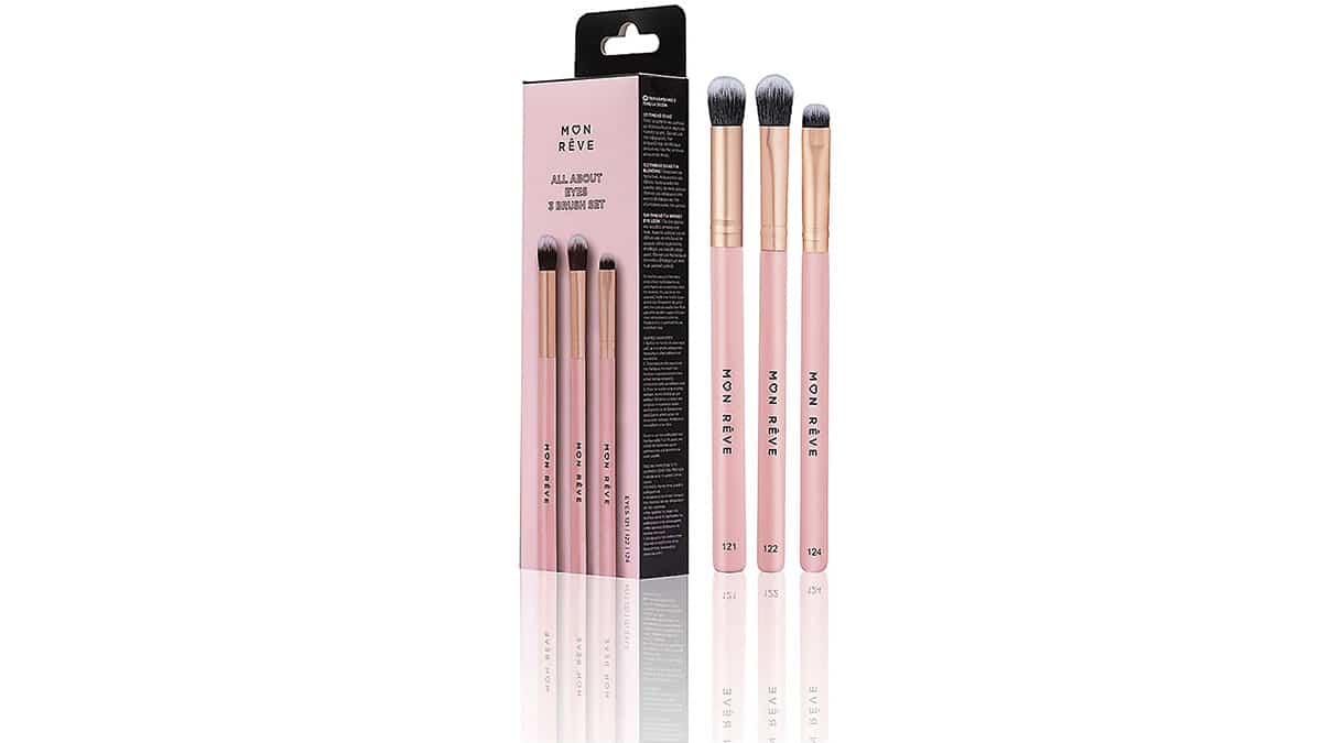 Σετ 3 πινέλων για τα µάτια, All About Eyes 3 Brush Set, Mon Reve, €9,90