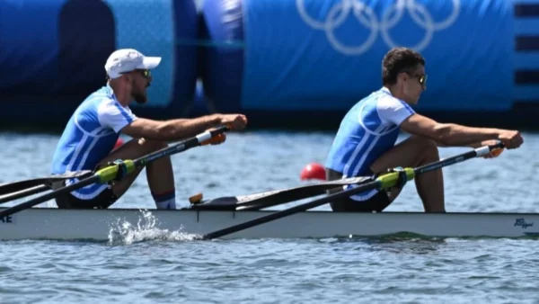 Ολυμπιακοί Αγώνες 2024: Πήραν το χάλκινο Παπακωνσταντίνου και Γκαϊδατζής στην κωπηλασία