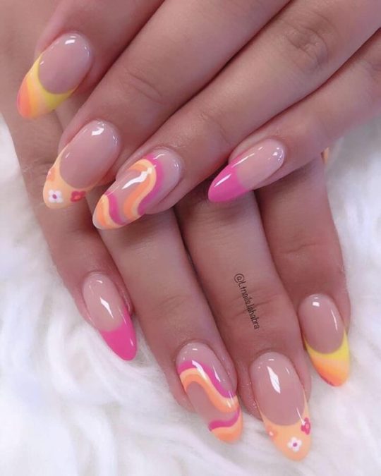 pastel nails