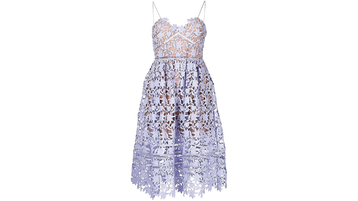 Φόρεµα µε laser cuts, Self-Portrait, matchesfashion.com