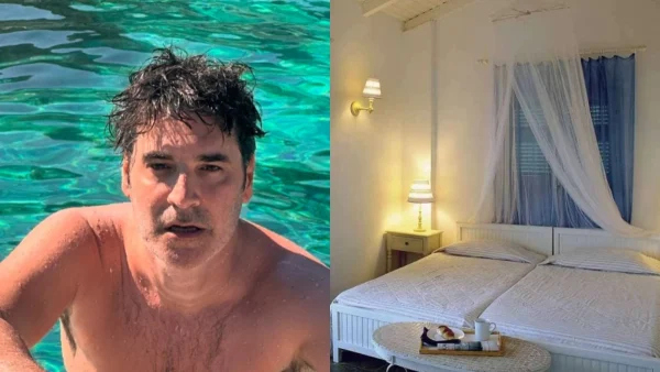 Χριστόφορος Παπακαλιάτης: Vintage και παραδοσιακός με θέα που κόβει την ανάσα - Φωτογραφίες από τον ξενώνα του στους Παξούς