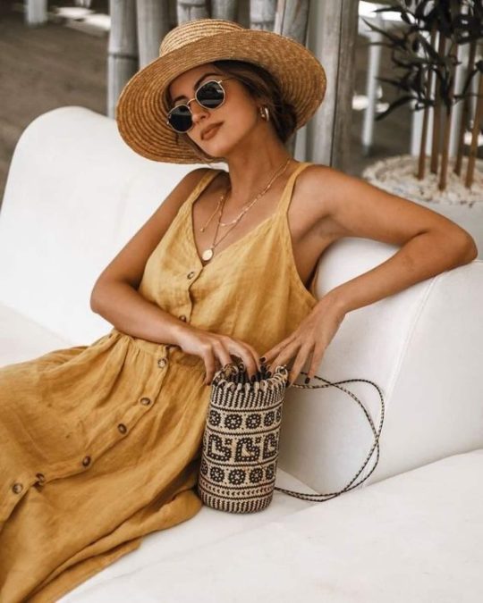 Τσάντα από ψάθα