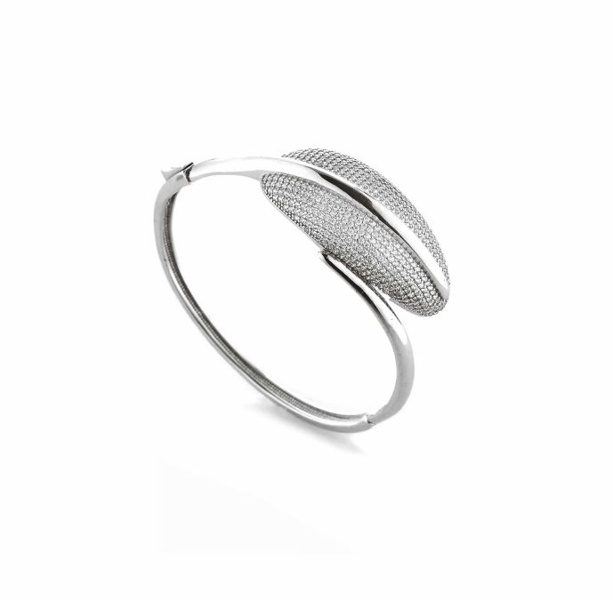 Ασημένιο βραχιόλι με ζιργκόν, Πανίδης, panidis.gr