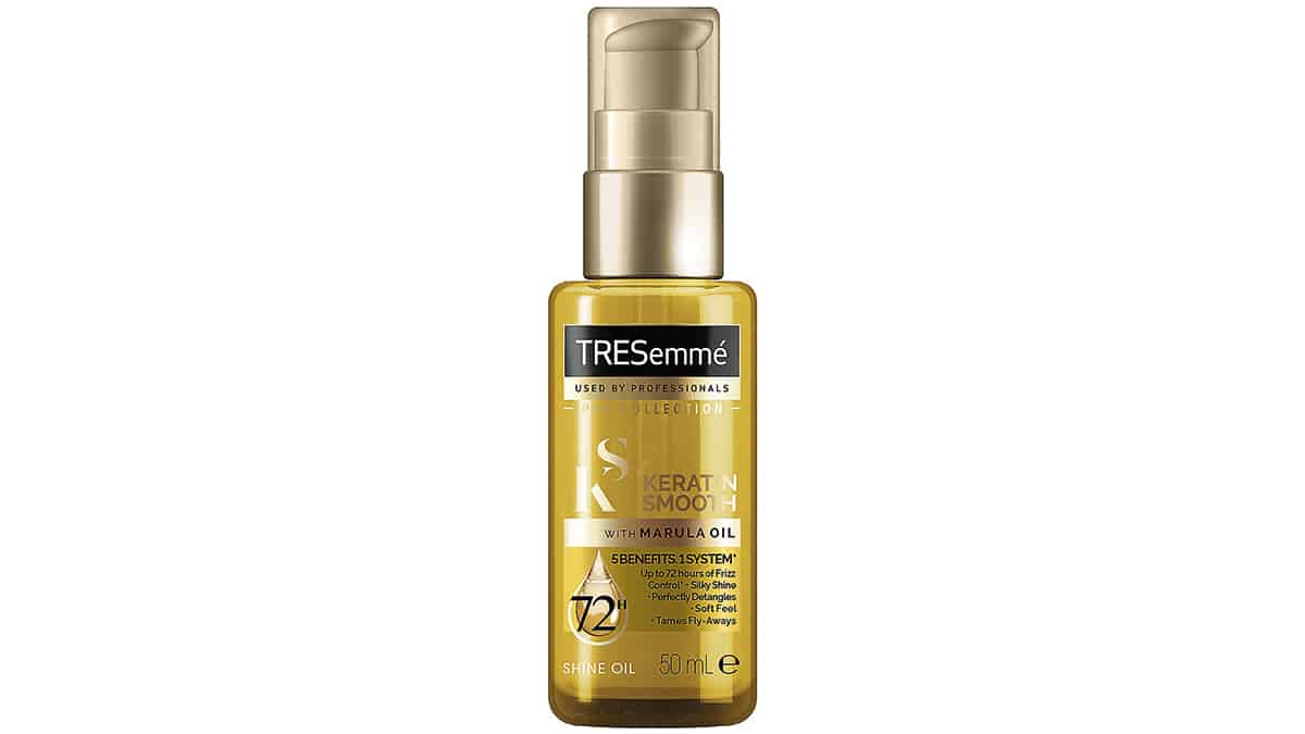 Λάδι µαλλιών για λαµπερά µαλλιά, Keratin Smooth with Marula Oil, TRESemme, €6,13