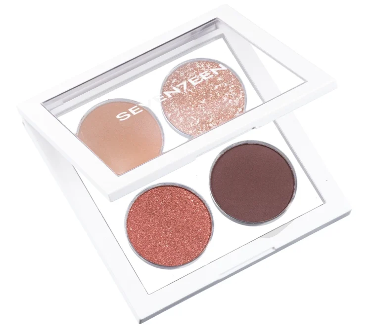 Limited edition παλέτα σκιών, Vibrant Eyes Quad Palette No 04, Seventeen, €19