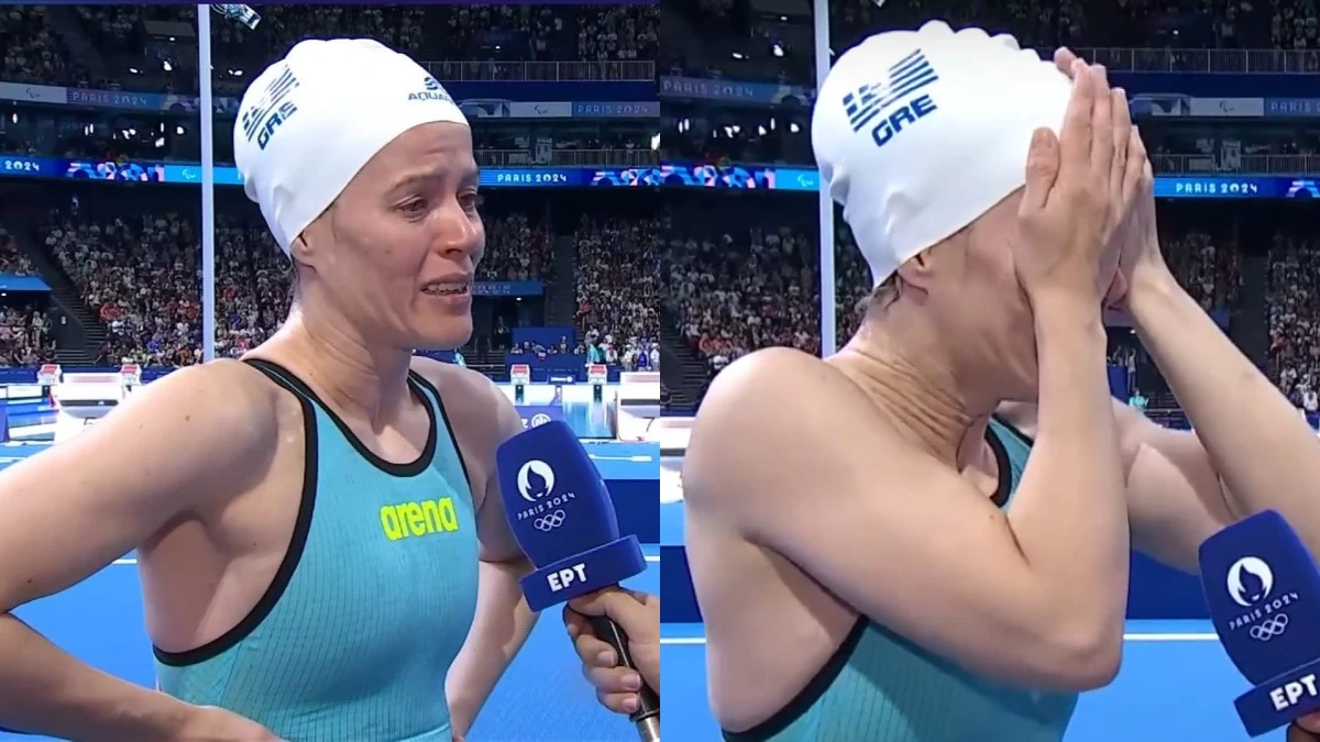 Αλεξάνδρα Σταματοπούλου: Με δάκρυα στα μάτια μετά το Χρυσό Μετάλλιο στους Παραολυμπιακούς Αγώνες