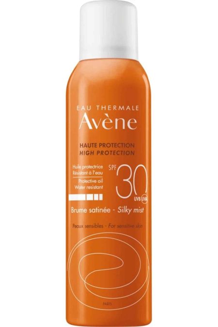 Aντηλιακό mist για το ευαίσθητο δέρμα, Eau Thermale, Silky Mist High Protection SPF30, Avène, €25,82 (στα Φαρμακεία)