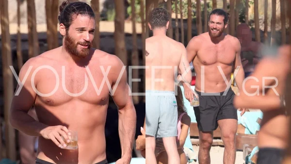 Τζάν Γιαμάν: Στη Μύκονο για μπάνιο ο Τούρκος ηθοποιός - Αποκλειστικές φωτογραφίες