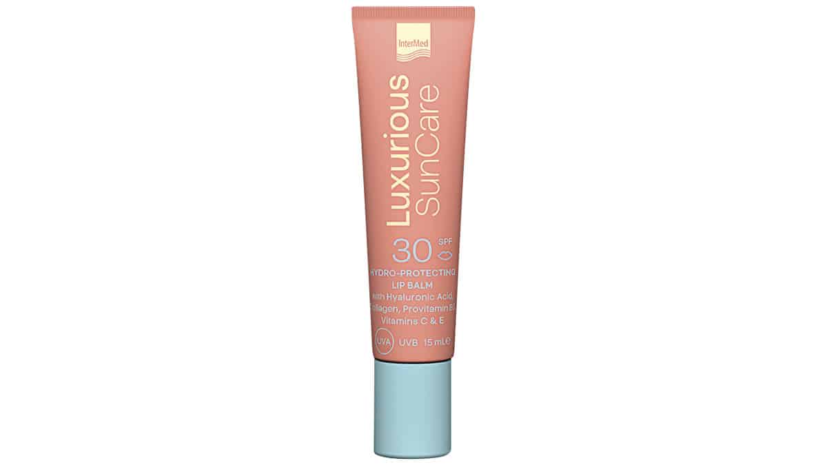 Αντηλιακή προστασία για τα χείλη, Luxurious, Sun Care, Hydro-Protecting Lip Balm SPF30, InterMed (στα Φαρμακεία από την InterMed)