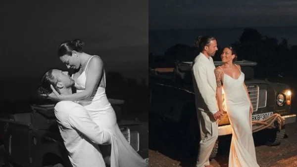 Ευρυδίκη Βαλαβάνη - Γρηγόρης Μόργκαν: Αυτοί είναι οι κουμπάροι τους - Αδημοσίευτη φωτογραφία από το γάμο