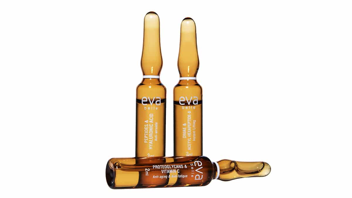 Αμπούλες για την εντατική αντιμετώπιση των λεπτών γραμμών και των ρυτίδων, Eva Belle, Peptides & Hyaluronic Acid, Anti-Wrinkle, InterMed (στα Φαρμακεία από την InterMed)