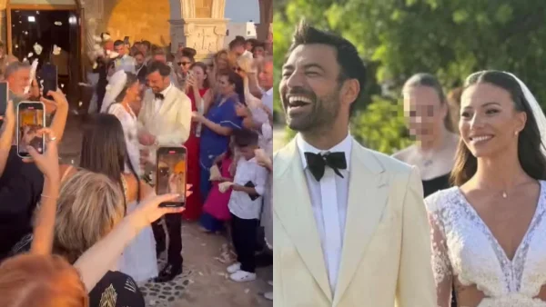 Γάμος Ανδρέα Γεωργίου - Σιμώνης Χριστοδούλου: Το σημείωμα που έδωσαν σε κάθε καλεσμένο στο τραπέζι - Τι συνέβη με τις μπομπονιέρες