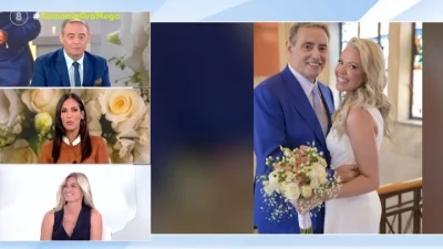Ιορδάνης Χασαπόπουλος: «Φτάνει! Δεν έχει κάτι άλλο να πούμε;» - Φανερά αμήχανος στα σχόλια της Ανθής Βούλγαρη για τον γάμο του