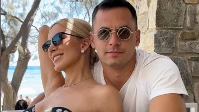 Κατερίνα Καινούργιου: Τρελά ερωτευμένη με τον Παναγιώτη Κουτσουμπή - Η φωτογραφία από το ρομαντικό δείπνο